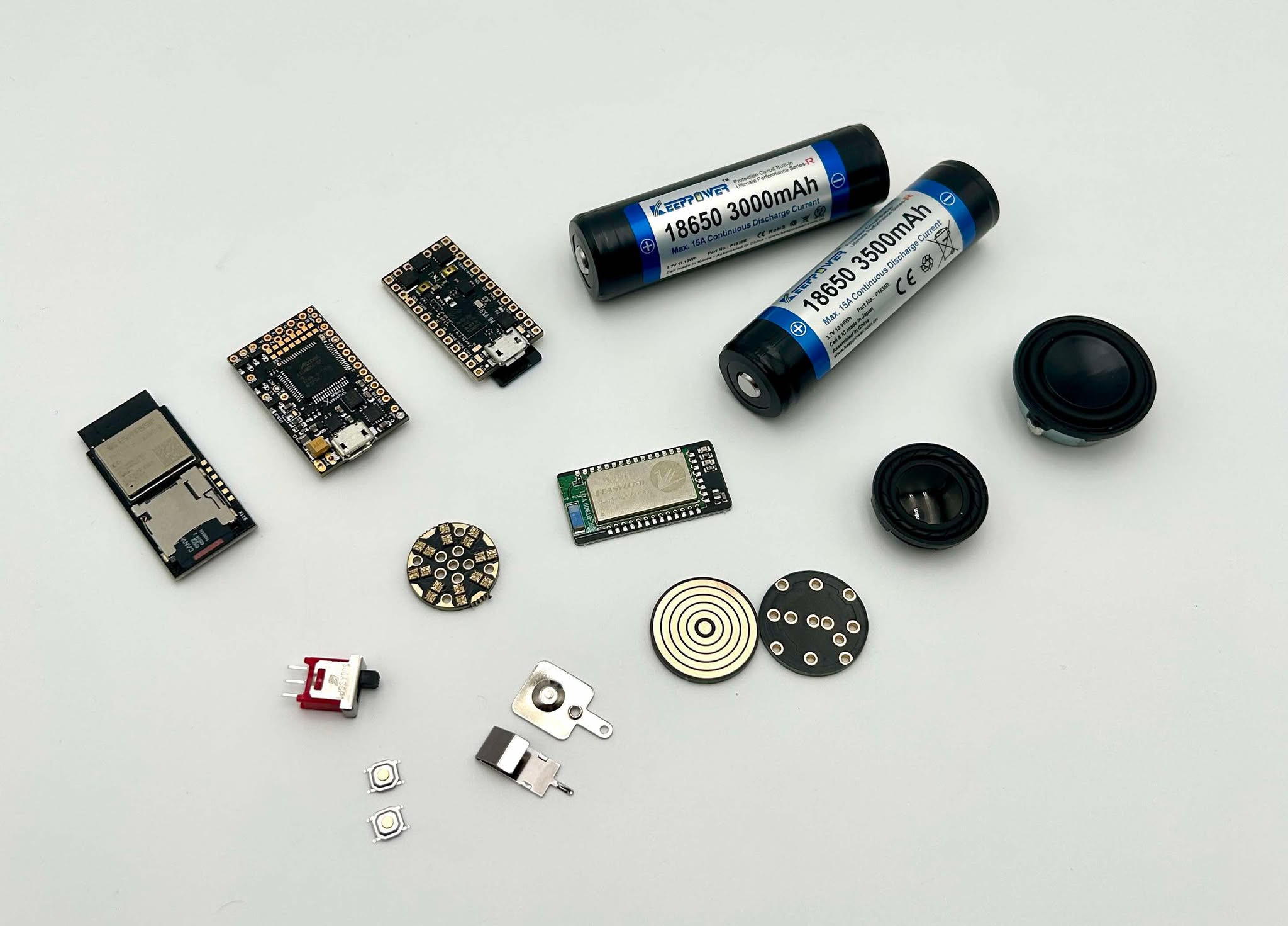 Keeppower 18650 Neopixel Battery 15A 3120mah Button Top – Saberbay