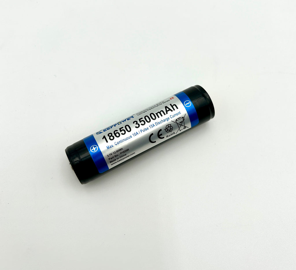 Keeppower 18650 Neopixel Battery 10A 3500mah Button Top – Saberbay