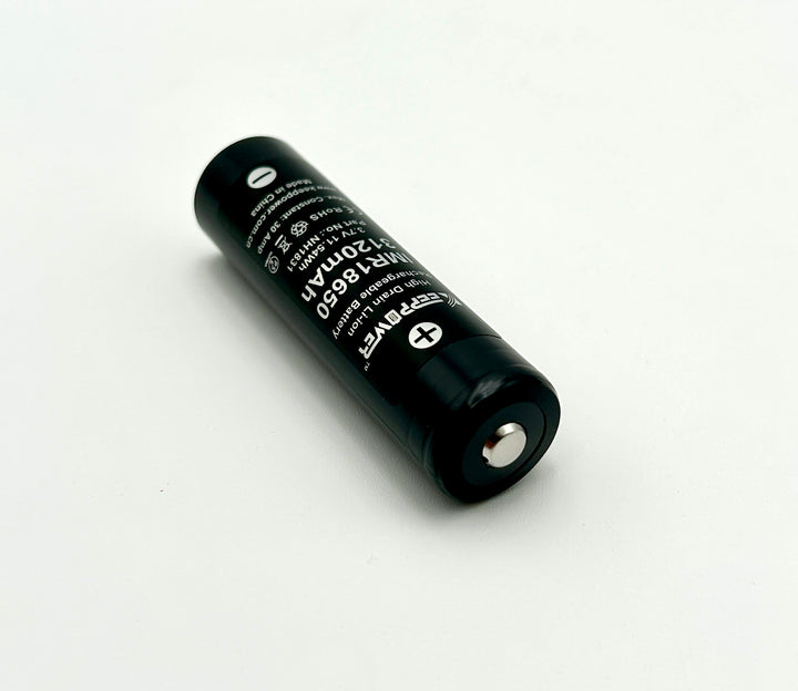 KeepPower 18650 3120mah 30A Button-Top Unprotected Cell