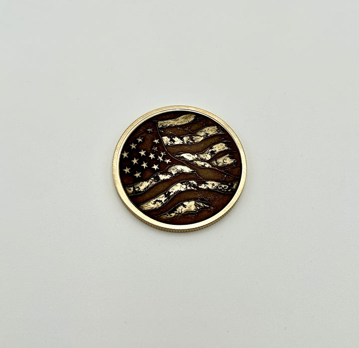 Custom Challenge Coins (All Brass-Laser Engraved/Embossed)