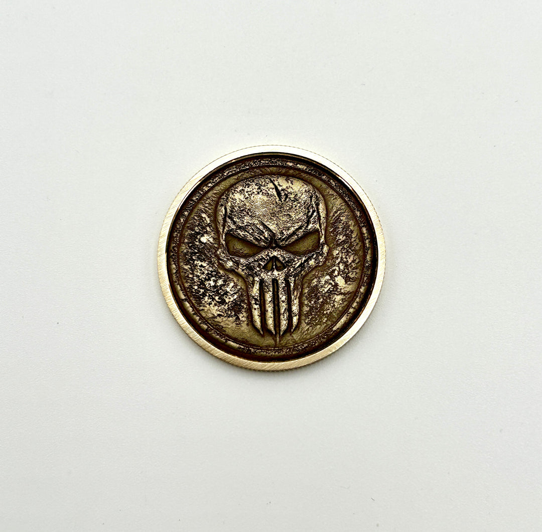 Custom Challenge Coins (All Brass-Laser Engraved/Embossed)