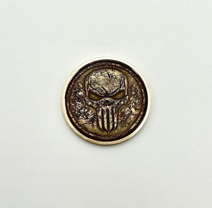 Custom Challenge Coins (All Brass-Laser Engraved/Embossed)