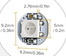 Neopixel Accent LED Single Pixel BTF Lighting