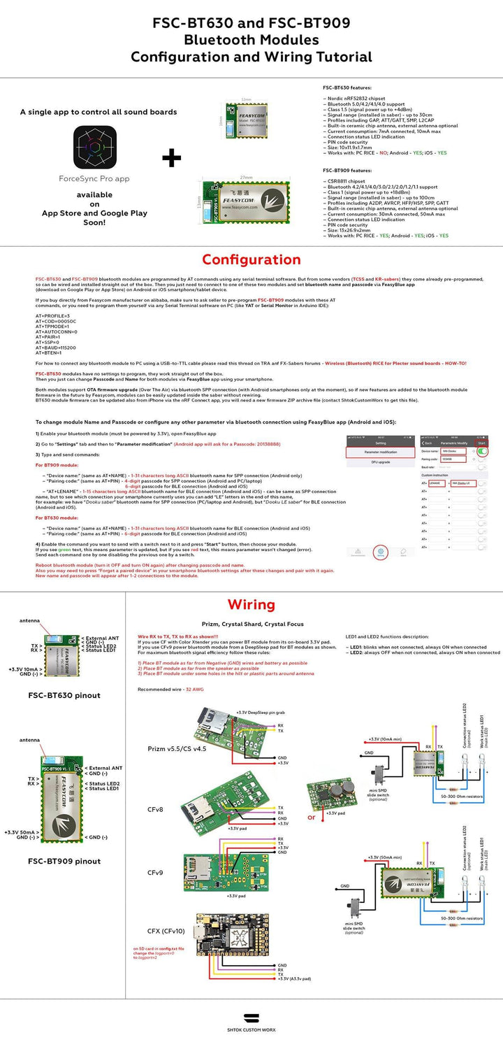 SCW BT909 Bluetooth Module