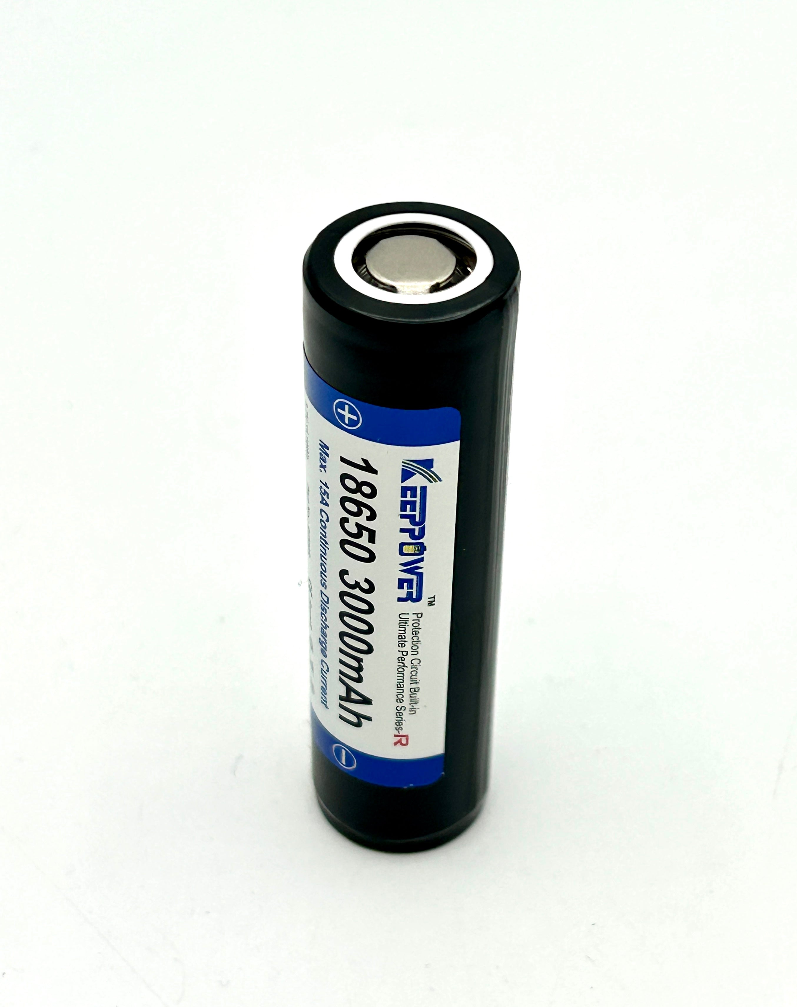Keeppower 18650 Neopixel Battery 15A 3000mah FLAT Top – Saberbay