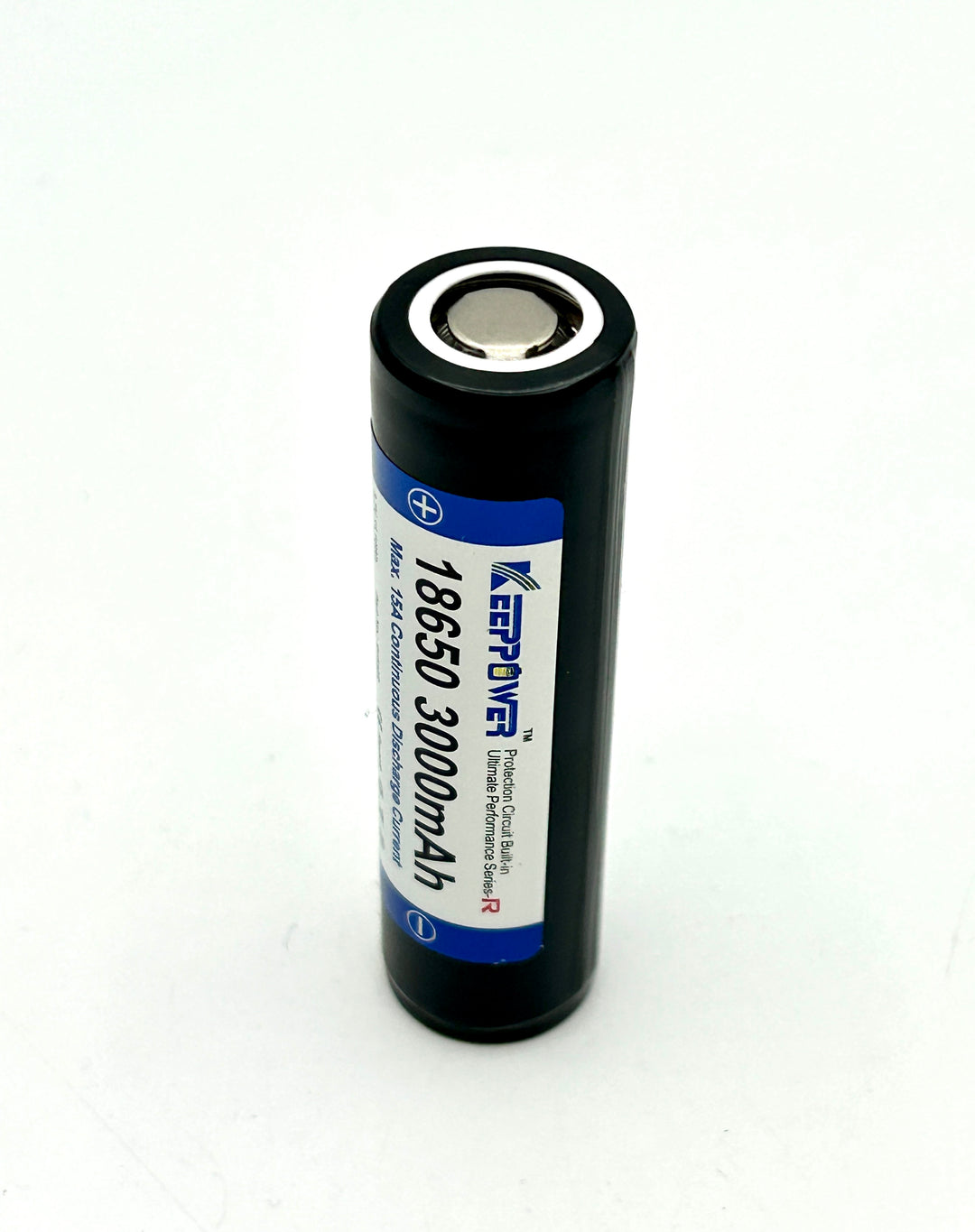 Keeppower 18650 Neopixel Battery 15A 3000mah FLAT Top