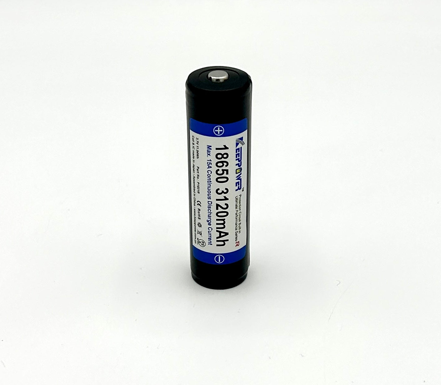 Keeppower 18650 Neopixel Battery 15A 3120mah Button Top – Saberbay