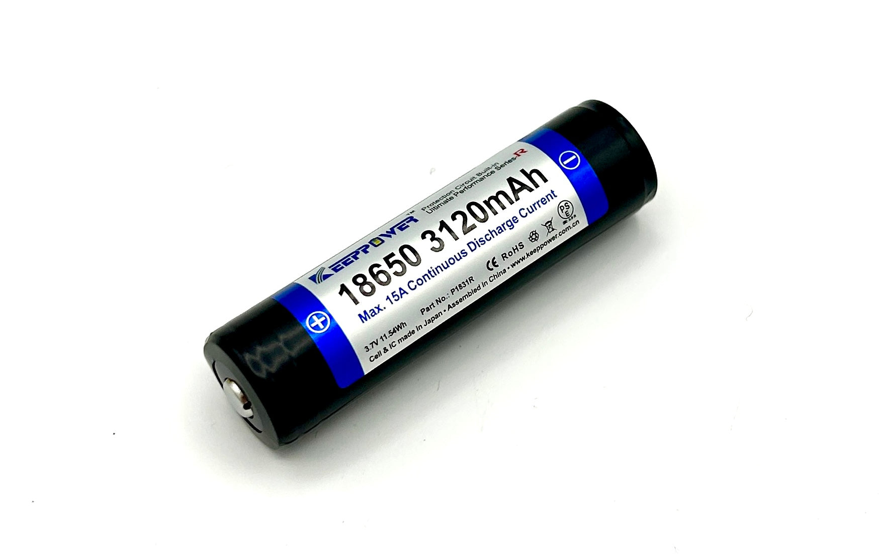 Keeppower 18650 Neopixel Battery 15A 3120mah Button Top – Saberbay